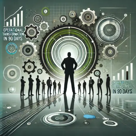 DALL·E 2025-02-13 17.31.00 - A professional and modern cover image for a course titled 'Operational Transformation in 90 Days'. The image should include__- A sleek and futuristic
