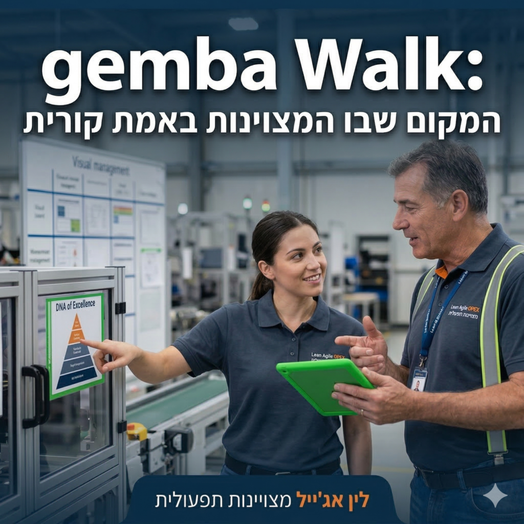 Gemba Walk – סיור שטח לניהול אפקטיבי